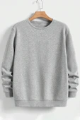 Unisex Bisiklet Yaka Sweatshirt - 5