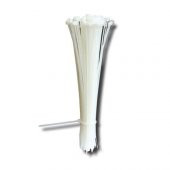 Çetsan 4,8x380 Beyaz 38cm Kablo Bağı Plastik Cırt Kelepçe Toplayıcı-100 Adet - 1