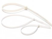 Çetsan 2,5x150 Beyaz 15cm Kablo Bağı Cırt Kelepçe Toplayıcı-100 Adet - 2