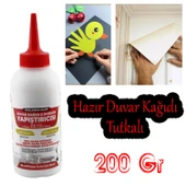 Duvar Kağıdı Broşür Yapıştırıcısı Şeffaf 200 kg Hazır Tutkal Vinil Tekstil El İşi Kağıtları 1 Adet - 1