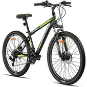 MAGNUM - 24  - MTB - 14' - 21 Vites - M.Disc - Mat Siyah-Yeşil/Gri - 1