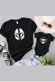 Mandolarian Baby Yoda Baba Oğul Kız TEK ÜRÜN FİYATIDIR KOMBİN YAPMAK İÇİN EN AZ 2 ADET SEPETE EKLE - 1