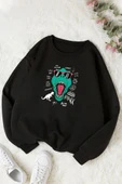 Unisex T - Rex Bisiklet Yaka Sweatshirt - 1