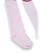 Dantelli Kız Bebek Koton Külotlu Çorap - 5