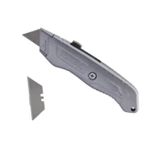 Maket Bıçak Halı Bıçağı Çok Amaçlı Metal Maket Bıçağı Küçük Değiştirilebilir 10 Adet Yedek Bıçak - 2