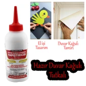 Duvar Kağıdı Broşür Yapıştırıcısı Şeffaf 200 kg Hazır Tutkal Vinil Tekstil El İşi Kağıtları 1 Adet - 2