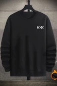 Unisex Acdc Bisiklet Yaka Sweatshirt - 1