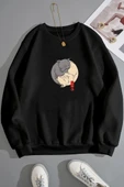 Unisex Shinobi Kedi Bisiklet Yaka Sweatshirt thumbnail 1