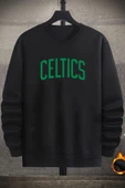 Unisex Celtics Baskılı Bisiklet Yaka Sweatshirt thumbnail 1