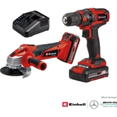 Einhell TC-TK 18Li Akülü Alet Seti Kit - 1
