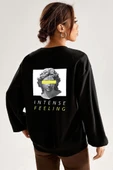 Unisex Aesthetic Baskılı Bisiklet Yaka Sweatshirt thumbnail 1