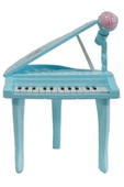 Rennes NP-800BL Akustik Görünümlü 25 Tuşlu Dijital Elektronik Mikrofonlu Çocuk Piyanosu Mavi thumbnail 3