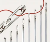 Kolay iplik Geçirilen İğne Seti 12 Adet - 1