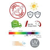 Di Caprio DC3064BLACK Siyah Büyük Metal Kare Pilot Model Erkek Güneş Gözlüğü - 5