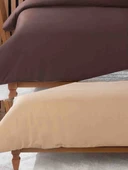 English Home Plain Çift Taraflı Pamuk King Size Nevresim - 4