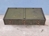 Vintage Endüstriyel Metal Çekmeceli Parça Dolabı 91x48x18cm - 3