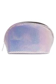 Hologram Gümüş Tırtıklı Kambur Makyaj Çantası thumbnail 3
