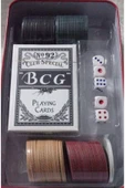 100 Chipli Poker Oyun Seti Metal Saklama Kutulu (zarlı) - 2