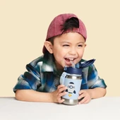 Skip Hop Zoo Pipetli Paslanmaz Çelik Suluk 350 ml Roket thumbnail 4