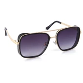 Di Caprio DC3060GOLD Yanları Kapalı İkonik Kare Model Unisex Güneş Gözlüğü - 2