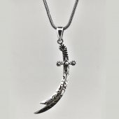 Hz. Ali Zülfikar Kılıç Tasarımlı 925 Ayar Gümüş Kolye Ucu thumbnail 4