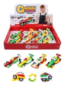 Formula Arabası Uzay Arabasına Dönüşüyor Sürtmeli Araba - 1 Adet - 1