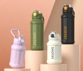 Shotay Çelik Termos Matara 720Ml Siyah - 10
