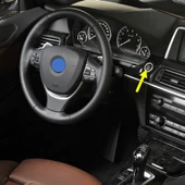 BMW 6 Serisi F12 Cabrio 2012-2017 Start Stop Basma Düğme Kapağı Siyah - 2