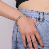 Üç Renkli Pullu İtalyan Bileklik - 1