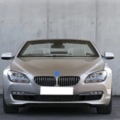 BMW 6 Serisi F12 Cabrio 2012-2017 Start Stop Basma Düğme Kapağı Siyah - 3
