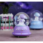 Minik Astronot Işıklı Kar Küresi Alk3109 - 1