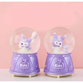 Kuromi Işıklı Müzikli Kar Küresi Orta Boy Alk3118 - 1