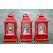 Yılbaşı Temalı Işıklı Müzikli Kar Küresi Alk3222 - 1