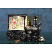 Trenli Yılbaşı Işıklı Kar Küresi Alk3221 - 1