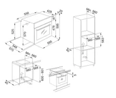 116.0606.098-Franke Fma 86 H Bk Black Glass Fırın - 4