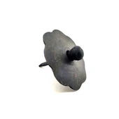 Antika Tarz Dekoratif Pirinç Düğmeli Kabara - 40 mm, Oksit - 1