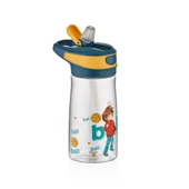 Shotay Child's Hand Çocuk Su Matarası Tritan 540Ml Mavi - 2