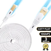 MN6 M112GM 3 Metre Cat7 Flat Kablo/10GBPS-600MHZ-RoHs Sertifikalı/Cat7 Ethernet Kablosu - 1