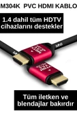 MN6 M304K 4k hdmi kablo/hdmi kablo 1.5 Metre-HDR-HDTV2.0-3D-24K gold-Plated connector Ultra P hdmi kablo - 2