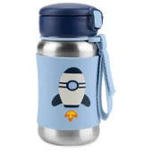 Skip Hop Zoo Pipetli Paslanmaz Çelik Suluk 350 Ml Roket thumbnail 1