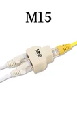 MN6 M15 kablo birleştirici/4 Adet-3kablo girişli-Cat5/5e-Cat6-uyumlu/lan kablosu Birleştirici Ara Aparatı - 2