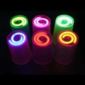 Karanlıkta Yanan Gece Işığı Mega Glow Bardaklar 8 Adet 8.5 x 10.5 cm - 2