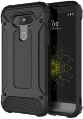 LG G5 Kılıf Zırhlı Tam Korumalı Silikon Tank Kapak - 1