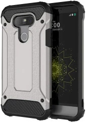 LG G5 Kılıf Zırhlı Tam Korumalı Silikon Tank Kapak - 4
