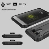 LG G5 Kılıf Zırhlı Tam Korumalı Silikon Tank Kapak - 8