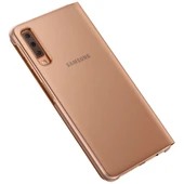Galaxy A7 2018 ile Uyumlu Wallet Cover Kılıf Altın EF-WA7500PFEGWW - 2