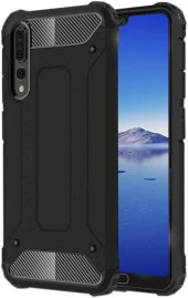 Huawei P20 Pro Kılıf Zırhlı Tam Korumalı Silikon Tank Kapak - 2