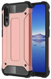 Huawei P20 Pro Kılıf Zırhlı Tam Korumalı Silikon Tank Kapak - 3