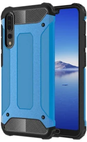 Huawei P20 Pro Kılıf Zırhlı Tam Korumalı Silikon Tank Kapak - 4