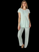 Limissi Kadın Pijama Takım 23404 Yeşil thumbnail 2